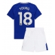 Everton Ashley Young #18 Replike Domaci Dres za djecu 2024-25 Kratak Rukav (+ Kratke hlače)